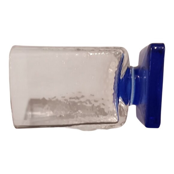 Bromioli Rocco Cobalt Blue Square Base Liqueur Glass - Picture 3 of 5